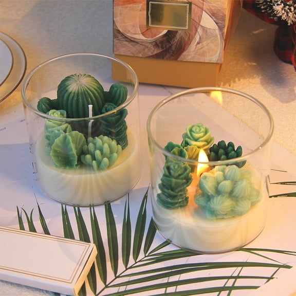 Scented Candle with English Pear Aroma – Cute Imitation Decor Candle for Home, Relaxation, Romantic Gifts and Holidays
