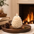 thumbnail image 1 of Scented Candles, Decorative Shaped Pinecone Aromatherapy Candle Set, Natural Wax Holiday Tabletop Decor Gift for Christmas Winter Home Dinner Party, 1 of 7
