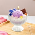 thumbnail image 1 of Scented Candles Fruit Scented Ice Cream Shaped Soy Wax Candle Creative Birthday Gift For Women Men Home Decor Jar Candles, 1 of 6