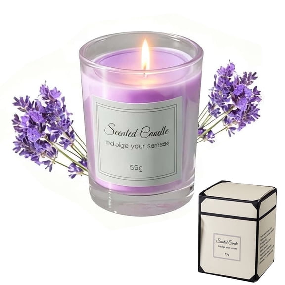 Scented Candles Gift Huideng Candles for Home Scented, Porble Scented Soy Candles 8 Hour Long Lasting Soy Wax Aromatherapy Candle Set Gifts for Women Famil
