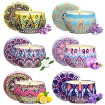 Scented Candles Gift Set, 6 Pack Jar Candles for Women, Each Candle Burns for 15 h