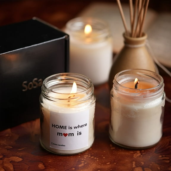 Scented Candles Gift Set For Mom Birthday | Candle Gifts For Mom or Mother Birthday Special From Daughter | Mom Birthday Gift Ideas | Gift for Mom, Mother, Birthday Gift for Mom, Gift for Mother's Day