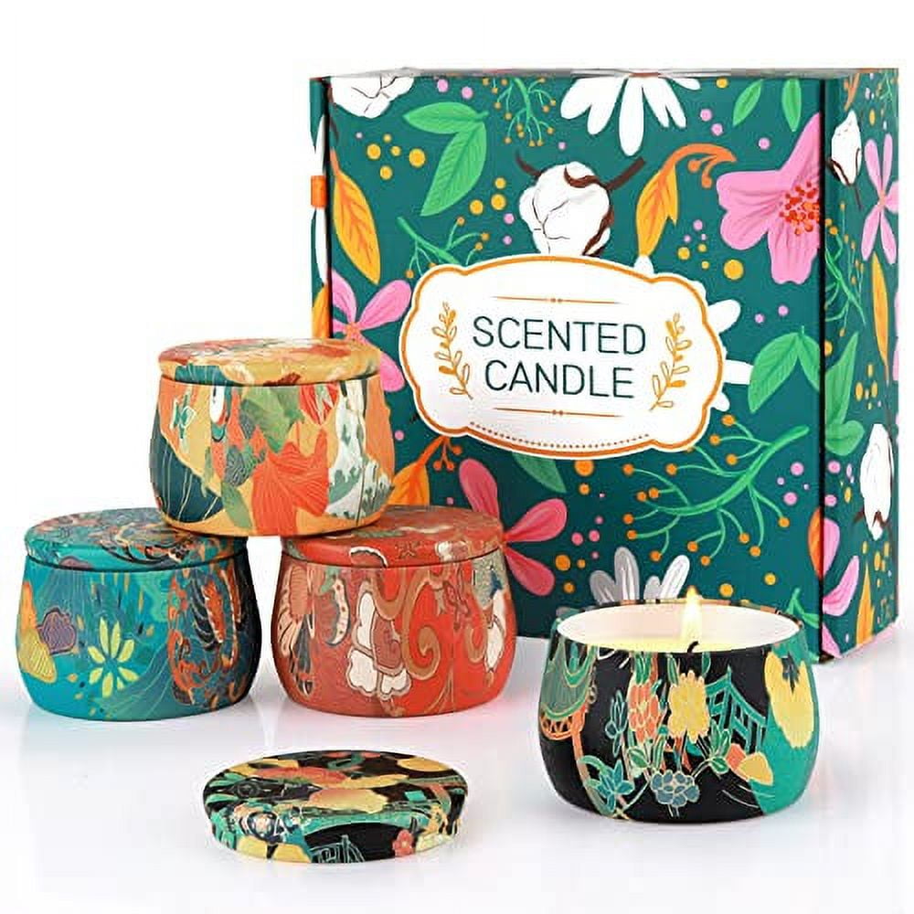 Scented Candles Gifts for Women, 4.4oz Aromatherapy Candle Stress