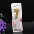 thumbnail image 1 of Scented Candles With Holders,Glitter Number Candles Gold Number 0-9 Birthday Party Candle Cake, 1 of 5