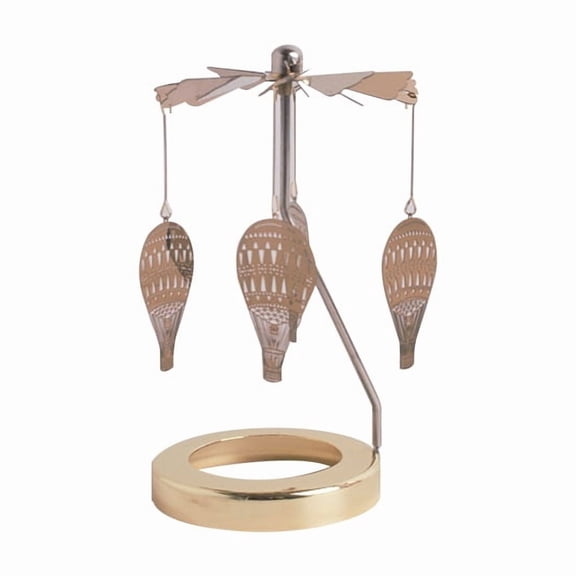 Scented Carousel Glass Cup with Smart Lid, Revolving Lantern Candle Holder