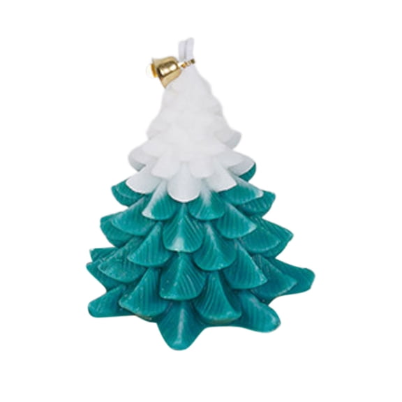 Scented Christmas Tree Candles, 3.7 Inch Large Holiday Aromatherapy Candle with Cedar Fragrance, Long Burning Soy Wax for Home Table Decor, Party, and Winter Decorations