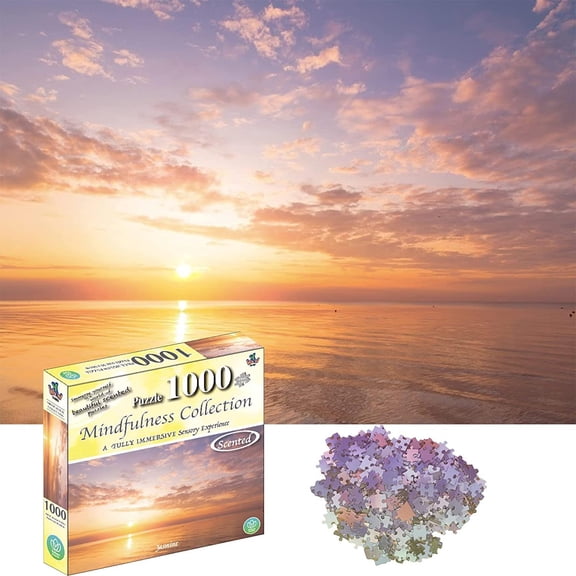 Scented Mindfulness 1000 Piece Puzzle Immersive Sensory Experience YWOW