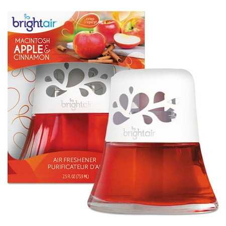 Scented Oil Air Freshener, Macintosh Apple And Cinnamon, Red, 2.5 Oz | Bundle of 10 Each