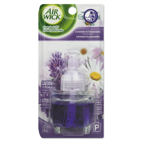 Scented Oil Refill Lavender and Chamo mile, 0.67 oz, Purple, 8/Carton