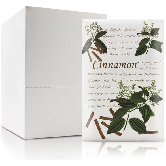 Scented Sachet for Drawer and Closet Sachets, Lot of 12 (Cinnamon)