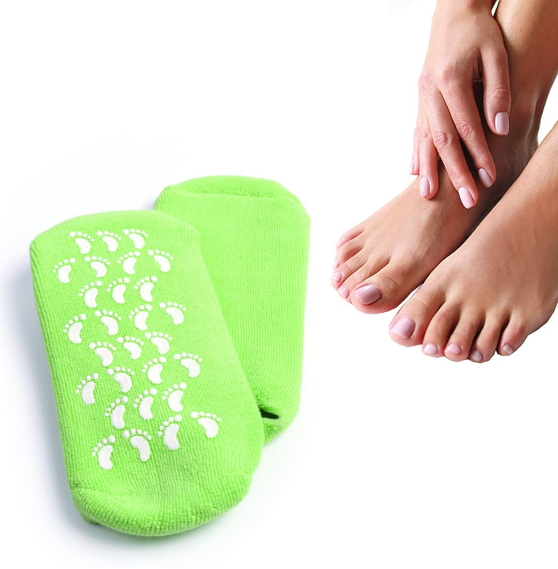 Scented Silicone Gel Lined Moisturizer Socks Men and Women for Dry