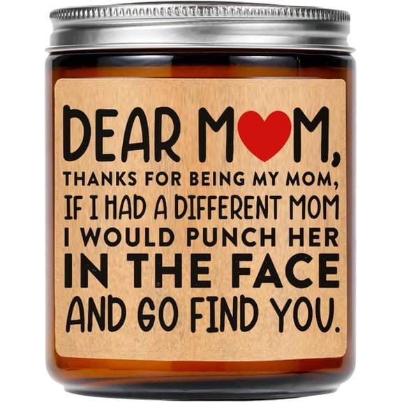 Scented Soy Wax Candle for Mother's Day or Birthday Gift