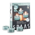 thumbnail image 1 of Scented Tea Lights Candles in Clear Cups, Raspberry & Lily Fragrance, for Spa, Dinner, and Home Decor, 24 Pack, 1 of 5