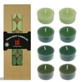 thumbnail image 1 of Scented Tealight Candles, Clear Cup Cedar Aroma Tea Lights Candles, 24 Pack Colored Tealights Candle, 6-7 Hour Burn Time Tea Candles for Party, Decor, Spa, Shabbat, 1 of 6