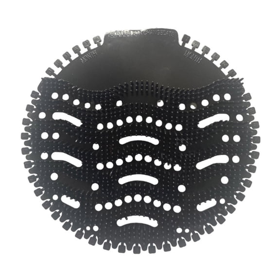Scented Urinal Screen Deodorizer Anti-Splash Mat Long Lasting Odor Control Pad For Commercial Restroom Black