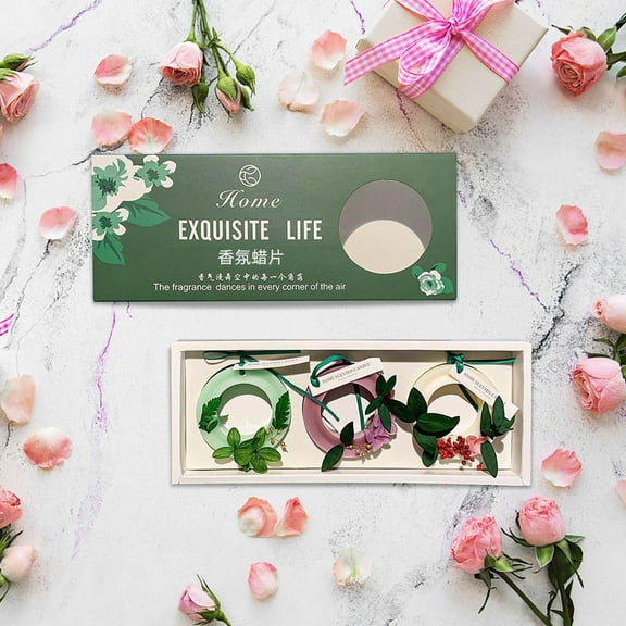 Scented Wax Air Freshener under $5! Kadlawus Scented Solid Beeswax Air Freshener Pieces, Dry Flower Fragrance Wax Tablets for Home Wardrobe and Car, Natural Air Freshener and Deodorizer