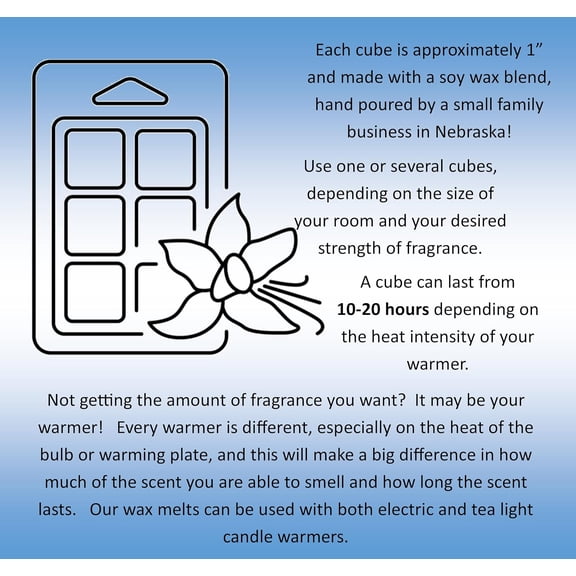 Scented Wax Melts Bar Cubes - 20 Pack - The Ultimate Bakery Set - Made in The USA - Wax Bars Wax Cubes for Scented Wax Melt Warmer