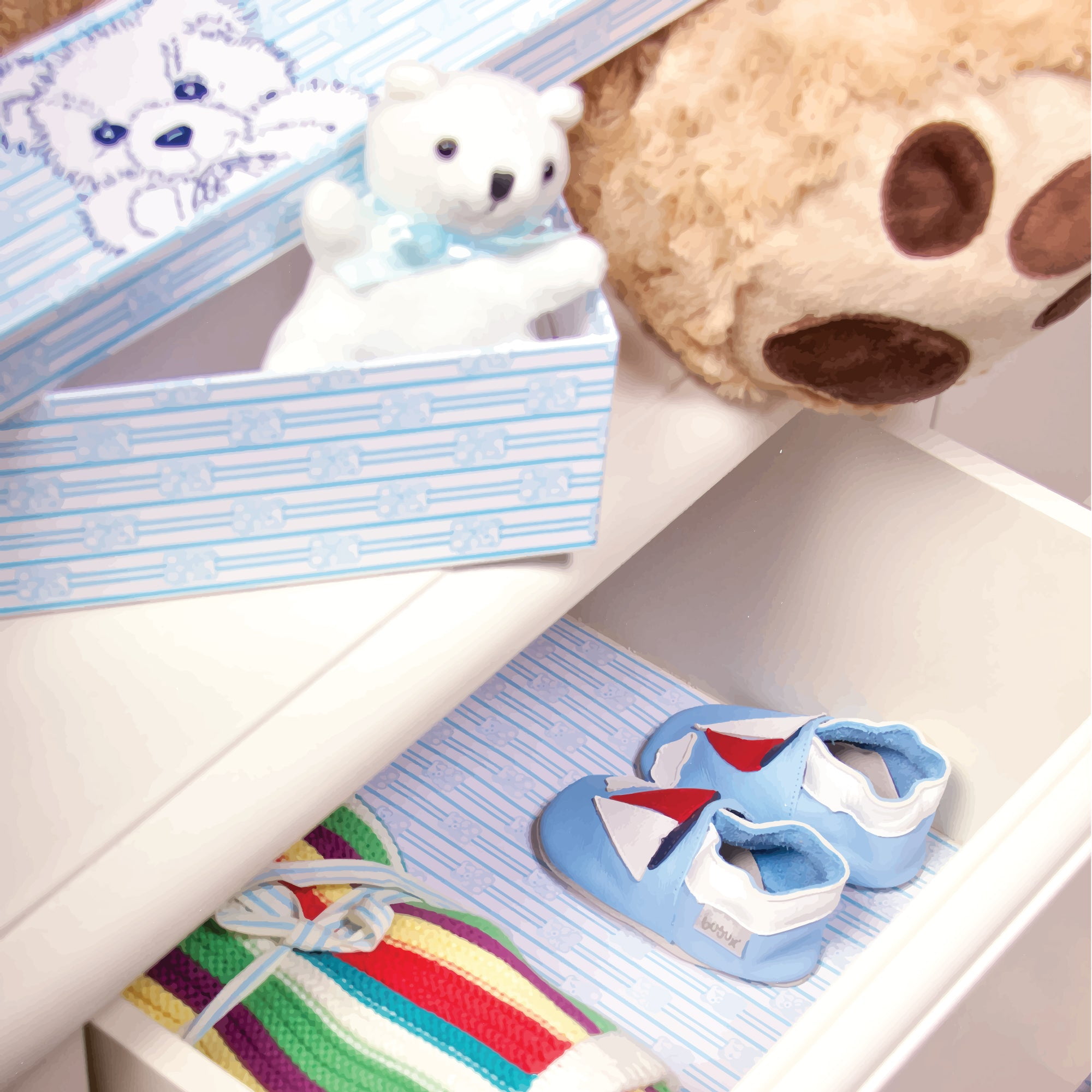 Scented Drawer Liner Paper for Babies