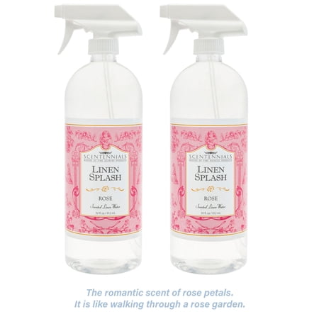 Scentennials Linen Spray Rose (32oz, 2-Pack) - A Must Have for all your linens, laundry basket or just spray around the house.