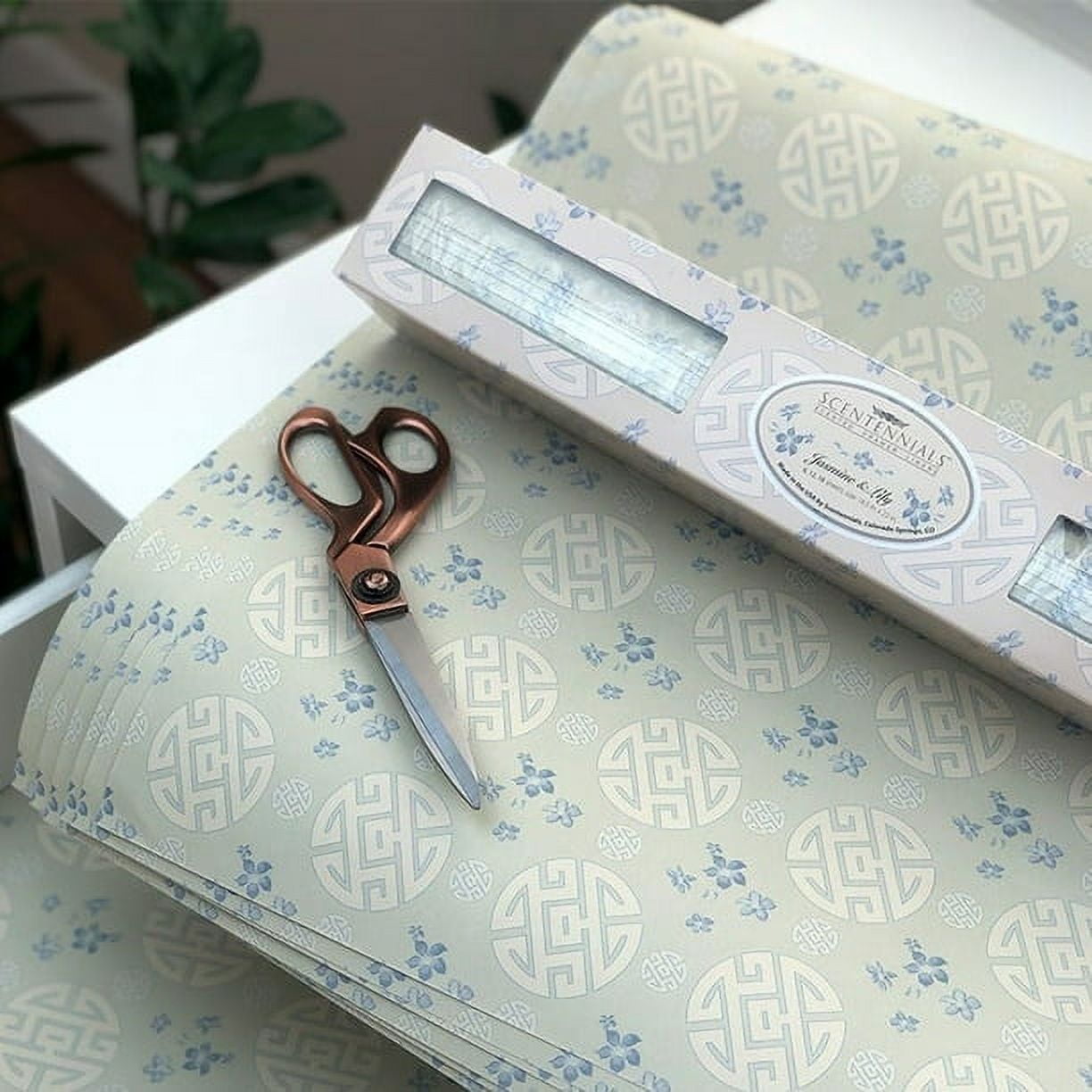 Scentennials Scented Drawer Liners Jasmine & Lilyn Print 18 Sheets