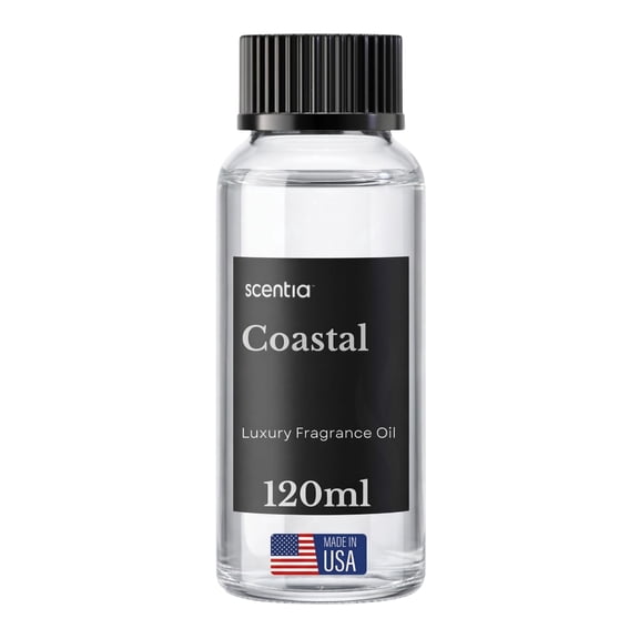 Scentia Coastal (Cabana) Diffuser Oil Refill – Hotel Fragrance Oil Inspired by 5-Star Spa – 120 mL