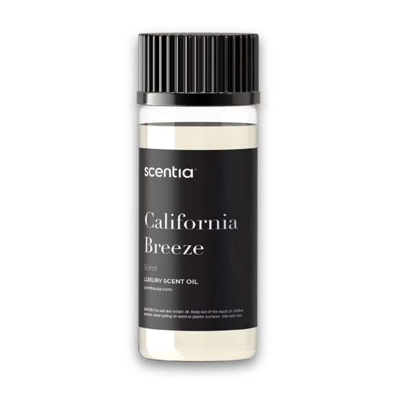 Scentia Luxury Diffuser Oil Inspired by The Delano Beach Club Hotel Scent - 50 mL 1.69 fl oz - Fragrance Oil Blend Orange, Green Tea for Aromatherapy Diffusers - California Breeze