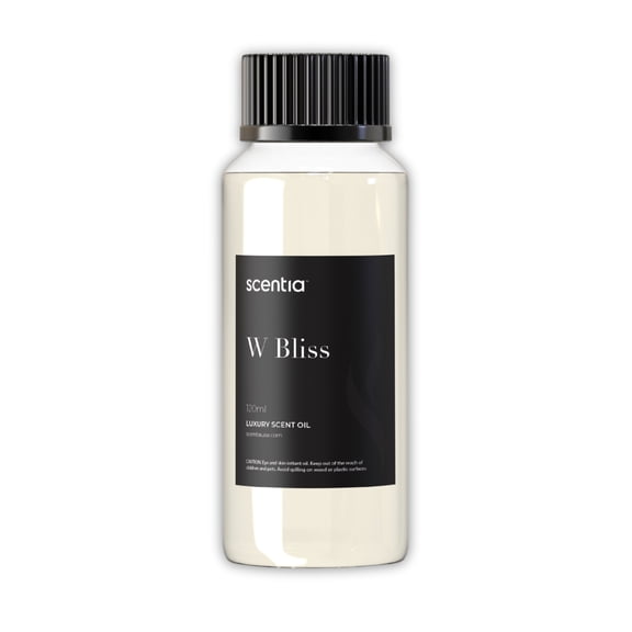 Scentia W Bliss Essential Oil Blend- 120 mL 4.06 fl oz - Aromatherapy Fragrance Inspired by W Hotel Notes of Bergamot, Lemongrass, Jasmine