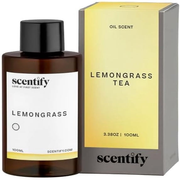Scentify Lemongrass Aroma Fragrance Oil Refill Scent, Relaxing Hotel Diffuser Oil, 100ml (3.38 oz)