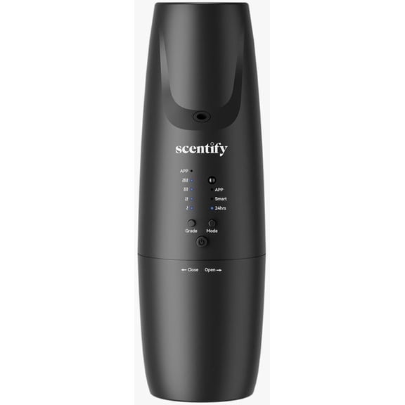 Scentify Plug-in Essential Oil Diffuser, Waterless, Bluetooth Control, Black, V2