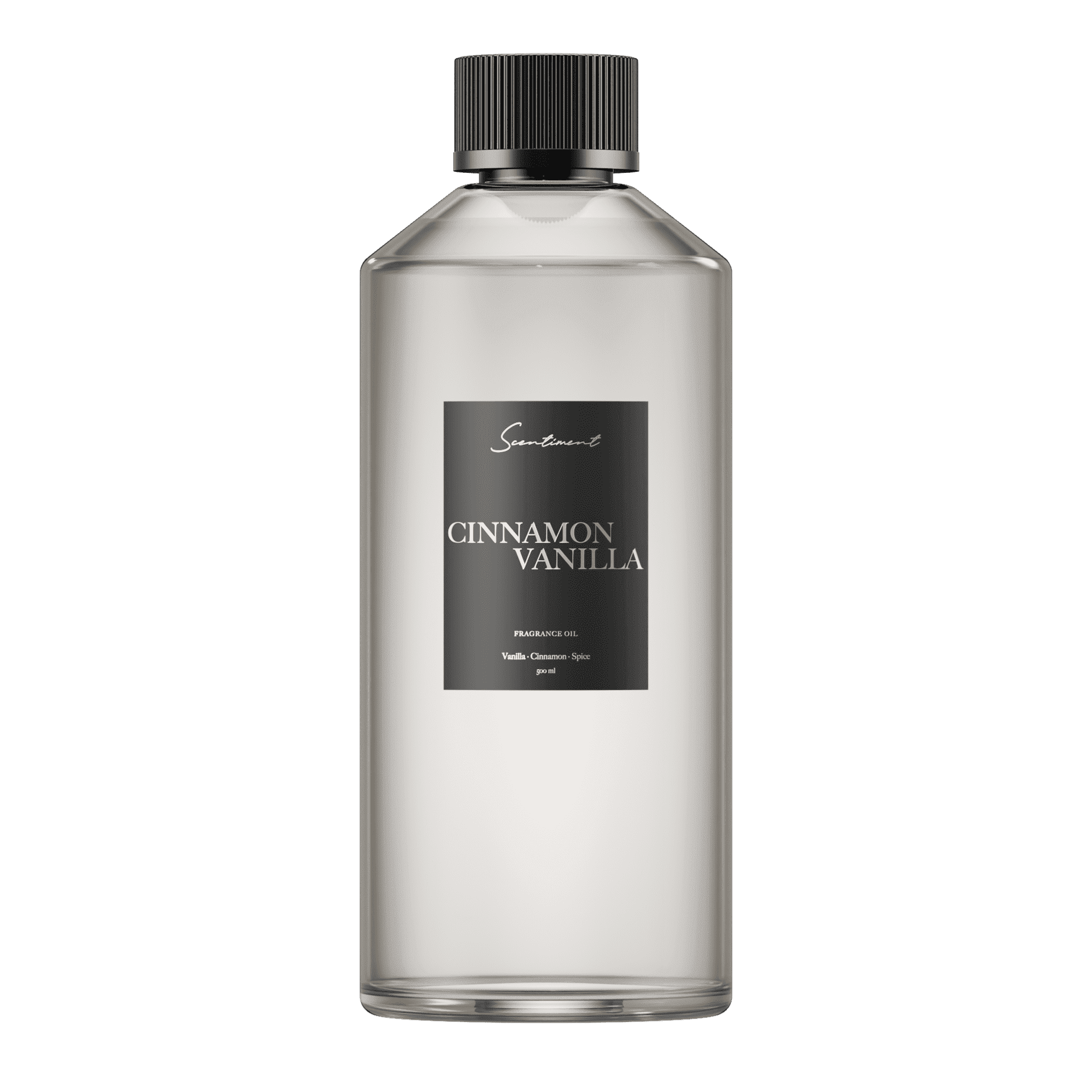 Scentiment Cinnamon Vanilla Fragrance Oil – 500ml | Luxury Aromatherapy Diffuser Oil | Notes of Cinnamon, Vanilla & Warm Spice