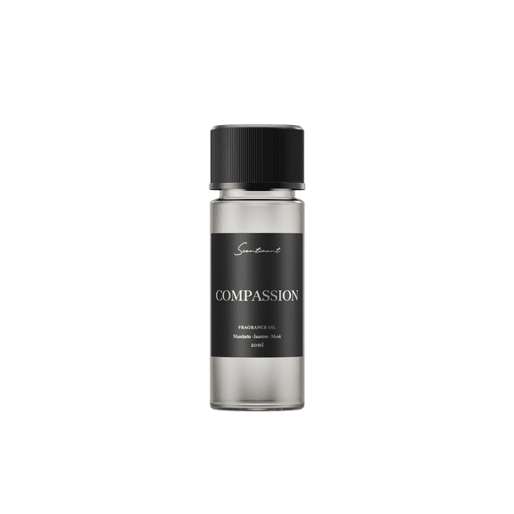 Scentiment Compassion Fragrance Oil – 20ml | Luxury Aromatherapy Diffuser Oil | Fresh Citrus & Floral Scent | Notes of Bergamot, Mandarin, Jasmine, Rose & Musk