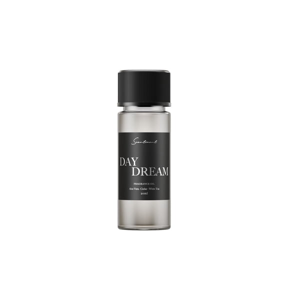 Scentiment Day Dream Hotel Diffuser Oil – 120ml | Aromatherapy Home Fragrance | Notes of Aloe Vera, White Tea, Cedarwood, Amber, Musk & Sandalwood | Luxury Hotel-Inspired Scent