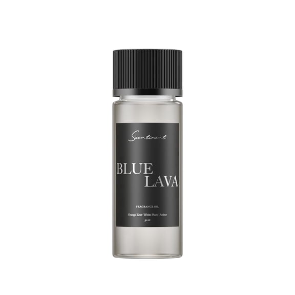 Scentiment Diffuser Oil - Blue Lava Designer Collection | Aromatherapy Home Fragrance | Luxurious Scent with Notes of Lime, Orange Zest, Cassis, Green Leaves (50 mL)