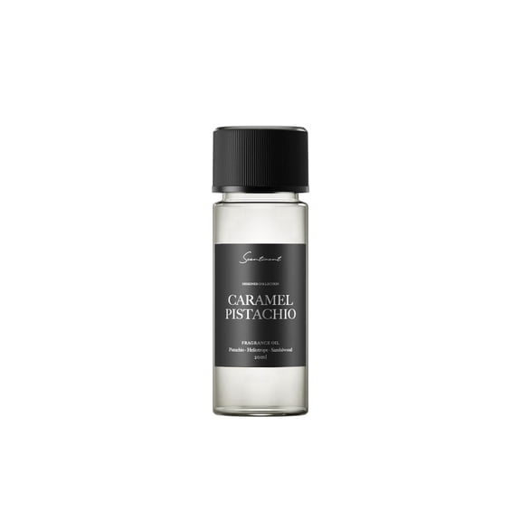 Scentiment Caramel Pistachio Diffuser Oil – 20ml | Home Aromatherapy Fragrance Oil | Notes of Pistachio, Caramel & Vanilla