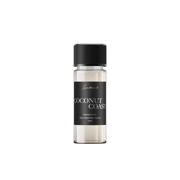 Scentiment Coconut Coast Fragrance Oil, 20 mL, Aromatherapy Diffuser Oil