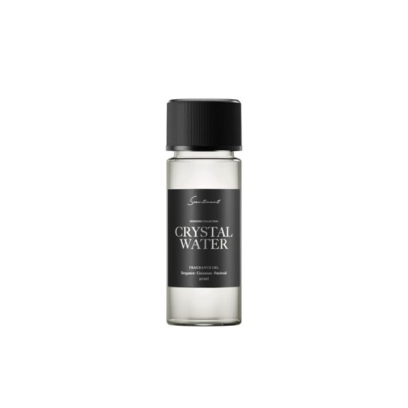 Scentiment Diffuser Oil - Crystal Water Designer Collection | Aromatherapy Home Fragrance | Luxurious Scent with Notes of Bergamot, Geranium, Patchouli (20 mL)