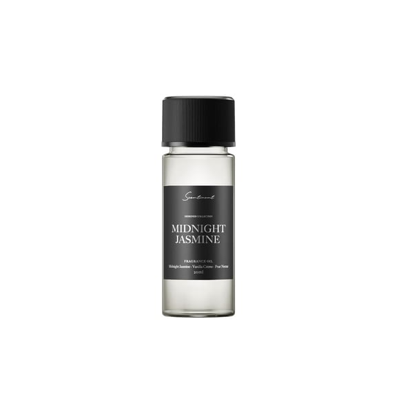 Scentiment Midnight Jasmine Fragrance Oil – 20ml | Luxury Aromatherapy Diffuser Oil | Notes of Black Currant, Pear, Jasmine, Vanilla, Amber & Patchouli
