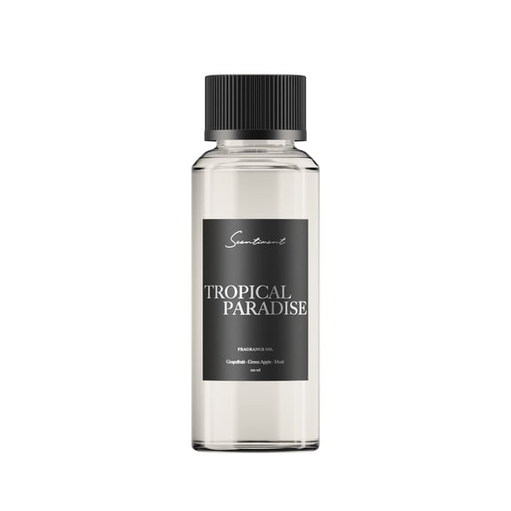 Scentiment Tropical Paradise Diffuser Oil – 120ml | Tropical Fruit Aromatherapy Fragrance for Home & Office