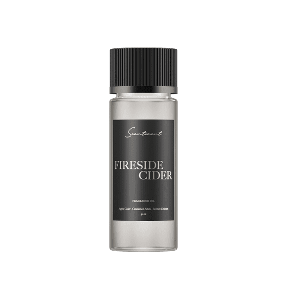 Scentiment Fireside Cider Fragrance Oil – 50ml | Aromatherapy Diffuser Oil | Warm Spiced Apple & Cinnamon Scent