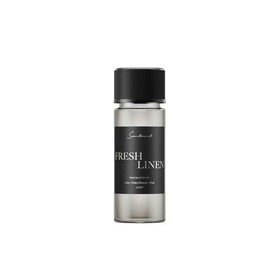 Scentiment - Fresh Linen Collection Diffuser Oils | Aromatherapy Home Fragrance | Luxurious Scent with Notes of Lime, Cotton Blossom, Musk, 20ml