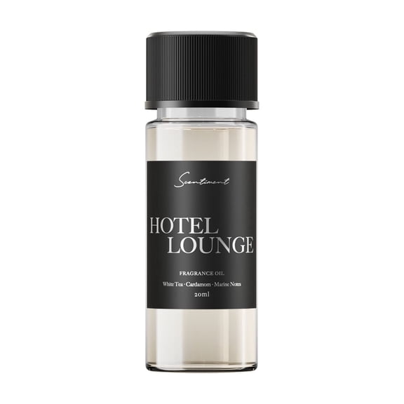 Scentiment Hotel Lounge Fragrance Diffuser Oil, White Tea & Citrus Scent, 20 ml