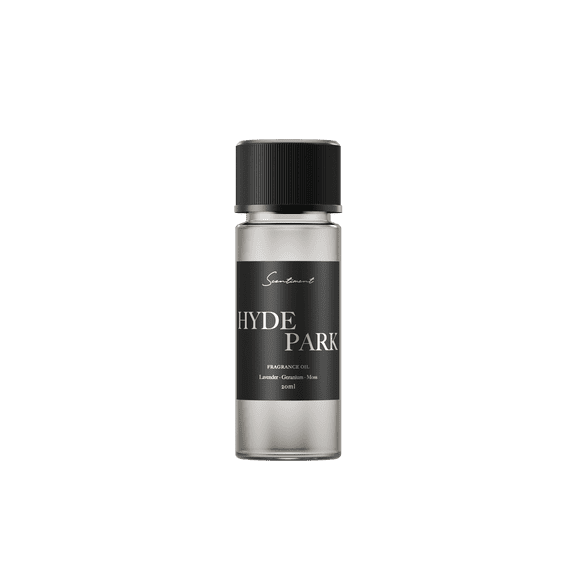Scentiment Hyde Park 500ml Fragrance Oil | Aromatherapy Diffuser Oil | Elegant Home Scent with Lavender, Rose, Amber