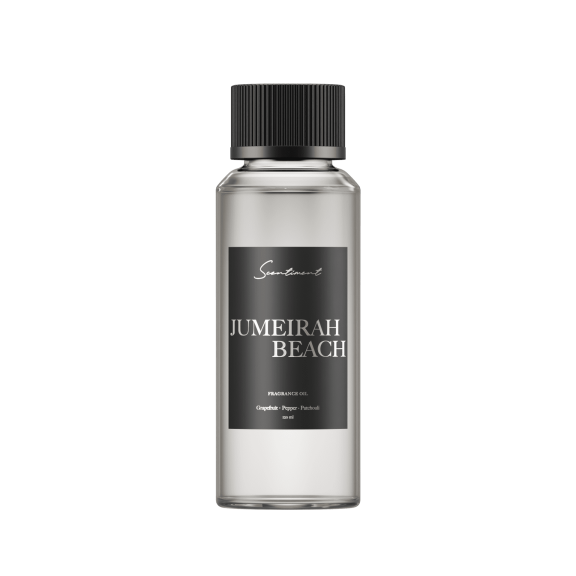 Scentiment Jumeirah Beach 120ml Fragrance Oil | Aromatherapy Diffuser Oil | Citrus, Spices & Woody Arabian Gulf Scent
