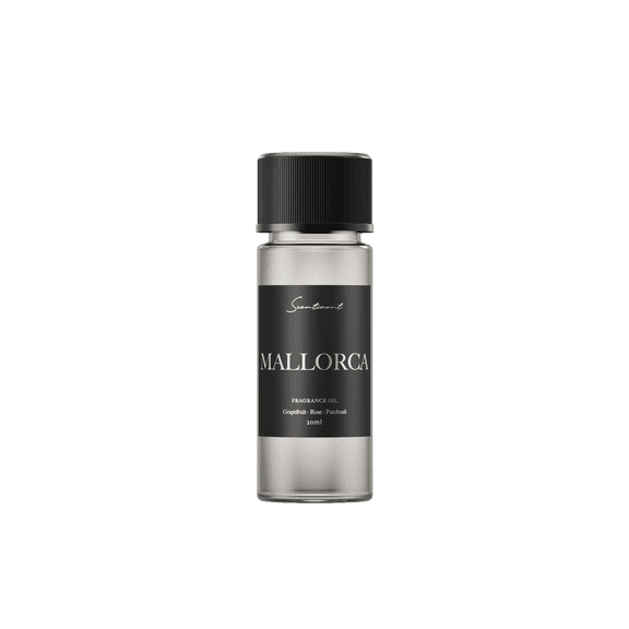 Scentiment Mallorca Fragrance Oil – 20ml | Luxury Aromatherapy Diffuser Oil | Notes of Peony, Lime, Grapefruit, Jasmine, Gardenia, Rose, Elemi, Patchouli, Cedar & Tonka