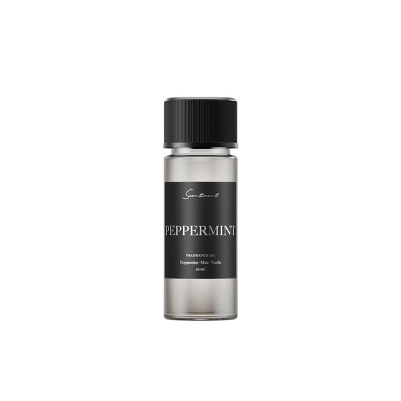 Scentiment - Peppermint Winter Collection Diffuser Oils | Aromatherapy Home Fragrance | Luxurious Scent with Notes of Peppermint, Mint, Vanilla, 20ml