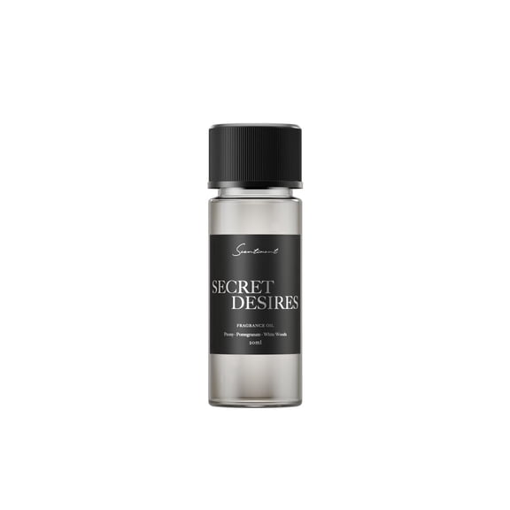 Scentiment Secret Desires Fragrance Oil – 20ml | Luxury Aromatherapy Diffuser Oil | Notes of Lemon Crème, Raspberry, Pomegranate & Peony