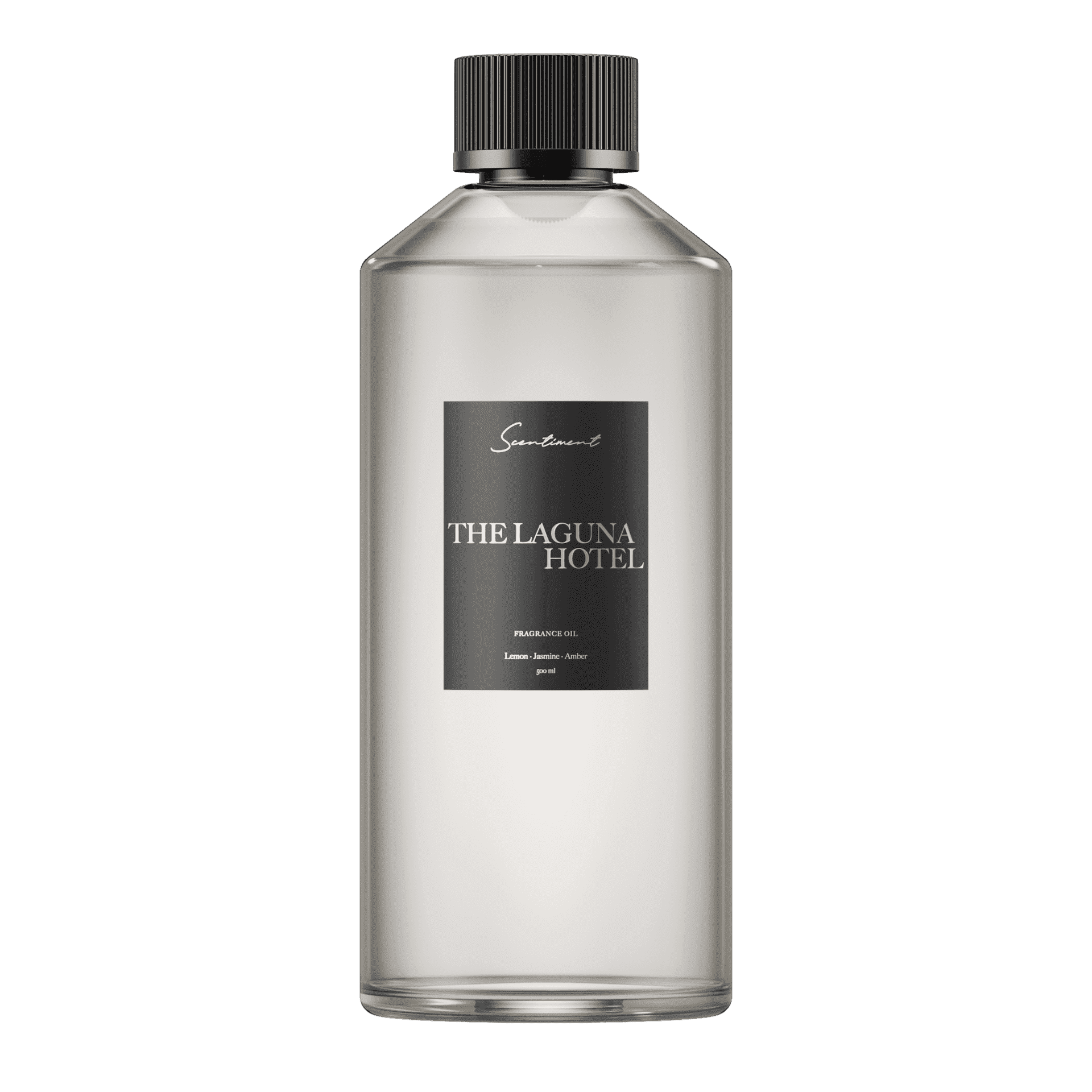 Scentiment The Laguna Hotel Fragrance Oil – 500ml | Luxury Aromatherapy Diffuser Oil | Coastal Floral & Citrus Scent | Notes of Bergamot, Lemon, Rose, Jasmine, Sandalwood & Amber