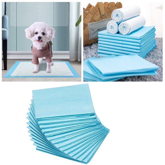 Scenting Pads Puppy Training Solution Absorbent Leak Proof Disposable Pads for Puppy and,33x45cm,Sky Blue
