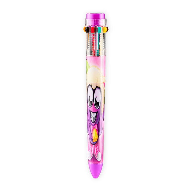 Scentos Easter Themed Scented Ballpoint Purple Rainbow Pen with 10 Colors - Ages 3+, Stationary & Stationary Sets