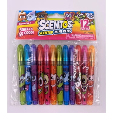 Scentos Scented Mini Pens Party Favors, 12 Pack, Birthday Party